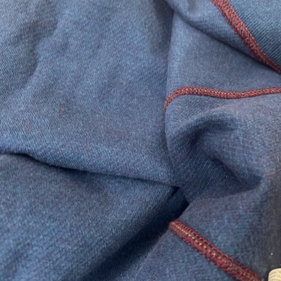 Tommy Bahama Maroon/Blue Reversible Flipstee Abaco Sweater Sz M - Picture 9 of 10